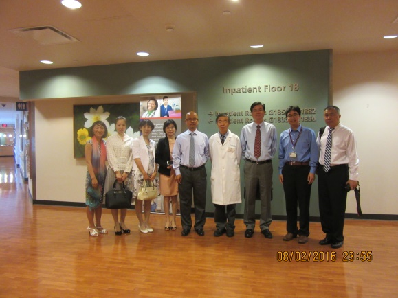 Vice President of Scientific Research Institute Ms. Yu Guan and Director of Insurance Ms. Hongyu Wu from Ha Erbin First Hospital visited Texas Medical Center